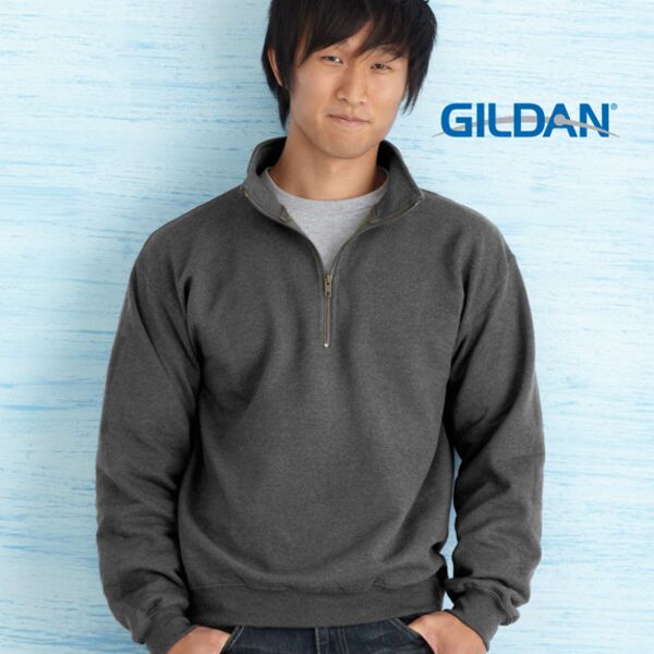 Heavy Blend Vintage Classic Adult 1/4 Zip Cadet Collar Sweatshirt Thumbnail