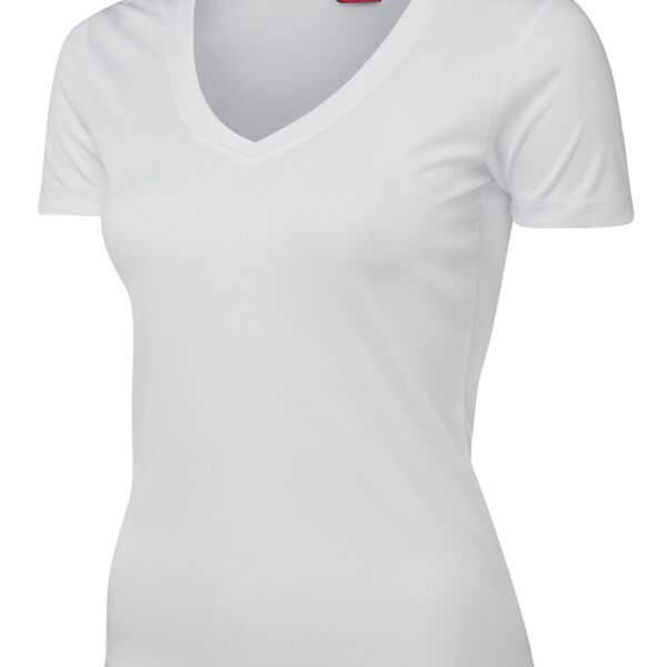 JB's Ladies S/S V-Neck Slinky Tee Black 8 Thumbnail