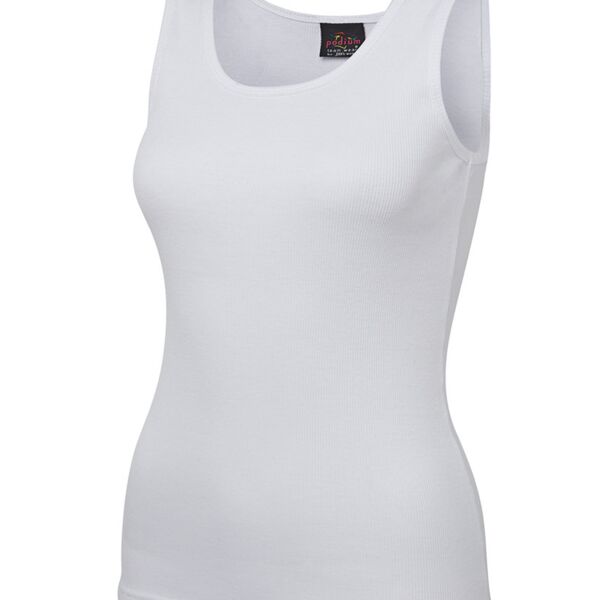 Podium Ladies Training Singlet Black 8 Thumbnail