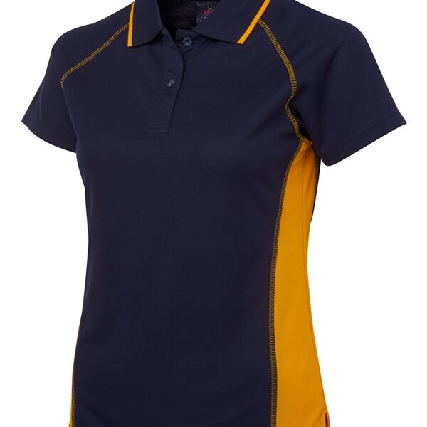 Podium Ladies Cover Polo Navy/Gold 8 Thumbnail