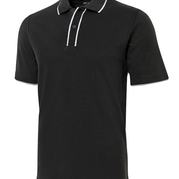 JB's Twin Pipe Polo Black/White S Thumbnail