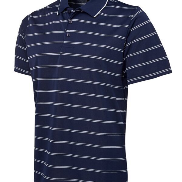 Podium Alt Stripe Polo Cream/Black S Thumbnail