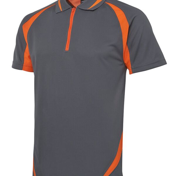 PODIUM ZIP POLY POLO Thumbnail