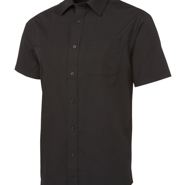 JB's Classic S/S Poplin Shirt Black S Thumbnail
