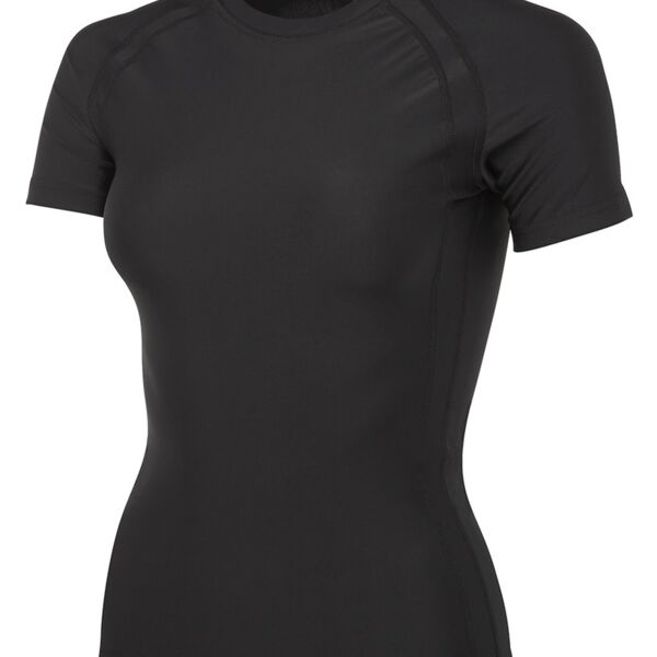 Podium Ladies Performance Tee Black 6 Thumbnail