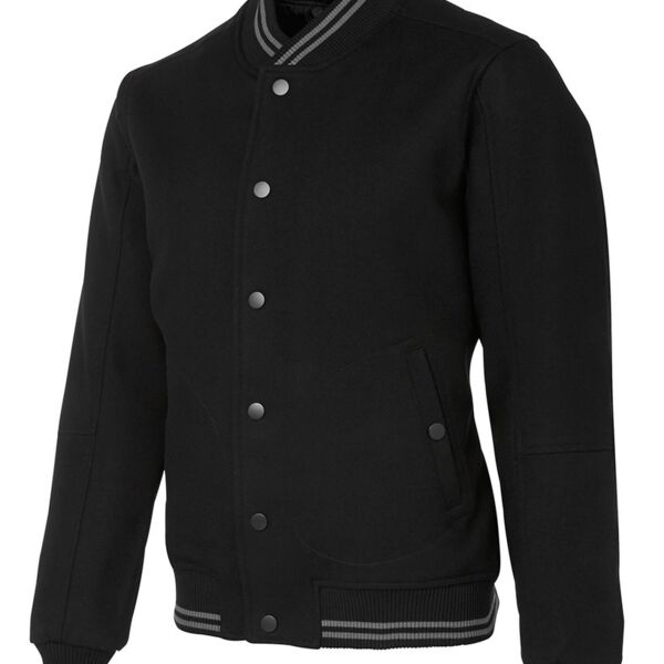 JB's Baseball Jacket Black S Thumbnail