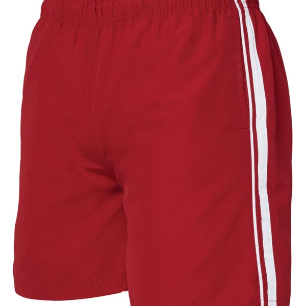 Pdm Ladies Dual Stripe Warm Up Black/Red 6 Thumbnail