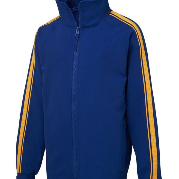 Pdm Dual Stripe Warm Up Jacke Black/Red 4 Thumbnail